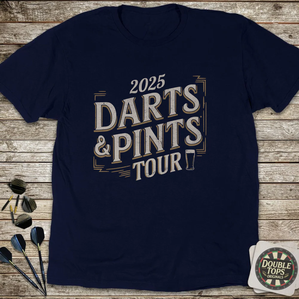 2025 Darts and Pints Tour T-Shirt - Image 3
