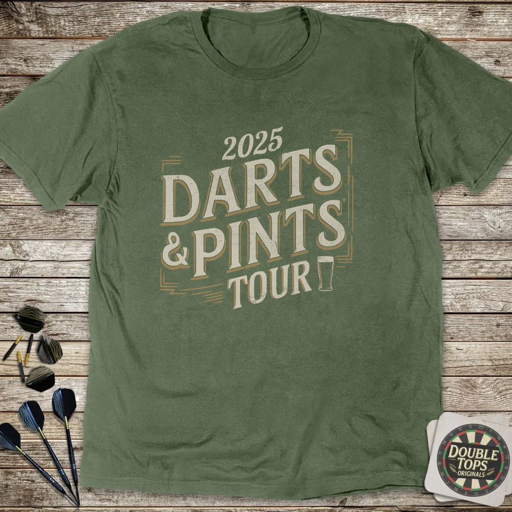 2025 Darts and Pints Tour T-Shirt - Image 4