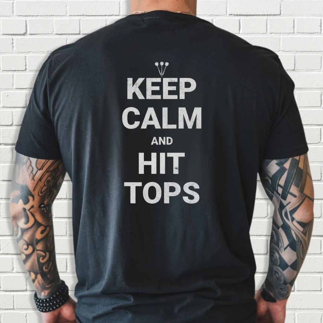 Custom Team Shirt - Keep Calm And Hit Tops - Image 3