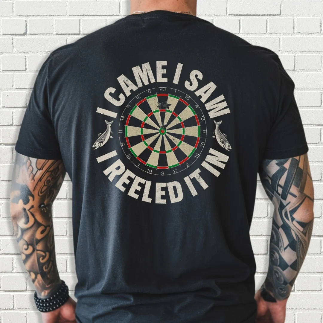 Custom Team Shirt - I Came I Saw I Reeled It In - Image 2