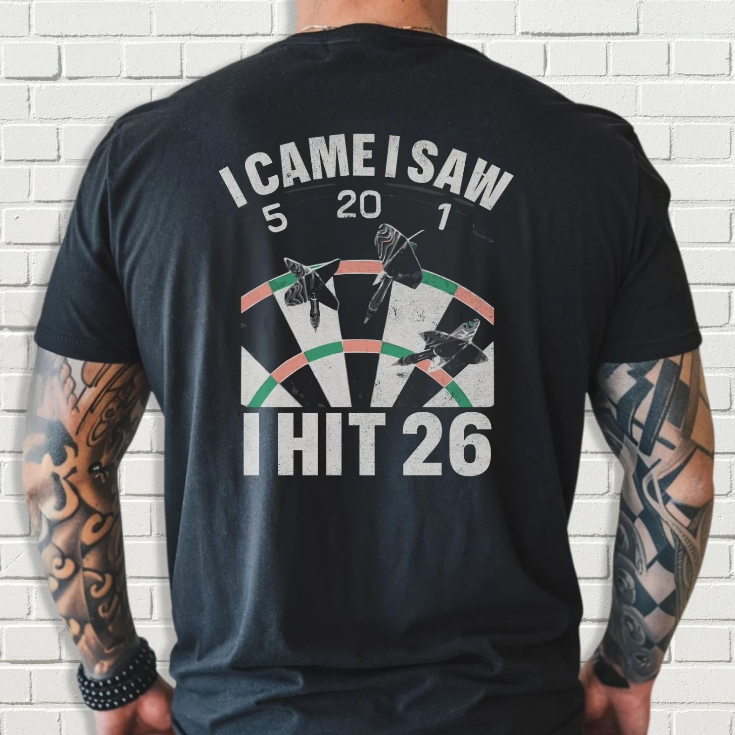 Custom Team Shirt - I Came I Saw I Hit 26 - Image 2