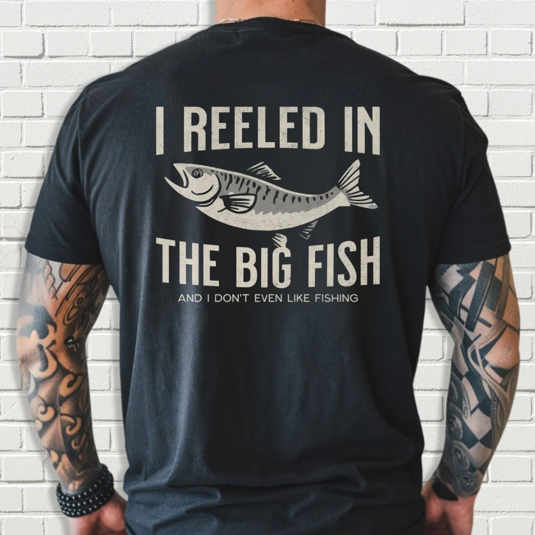 Custom Team Shirt - I Don't Even Like Fishing - Image 2
