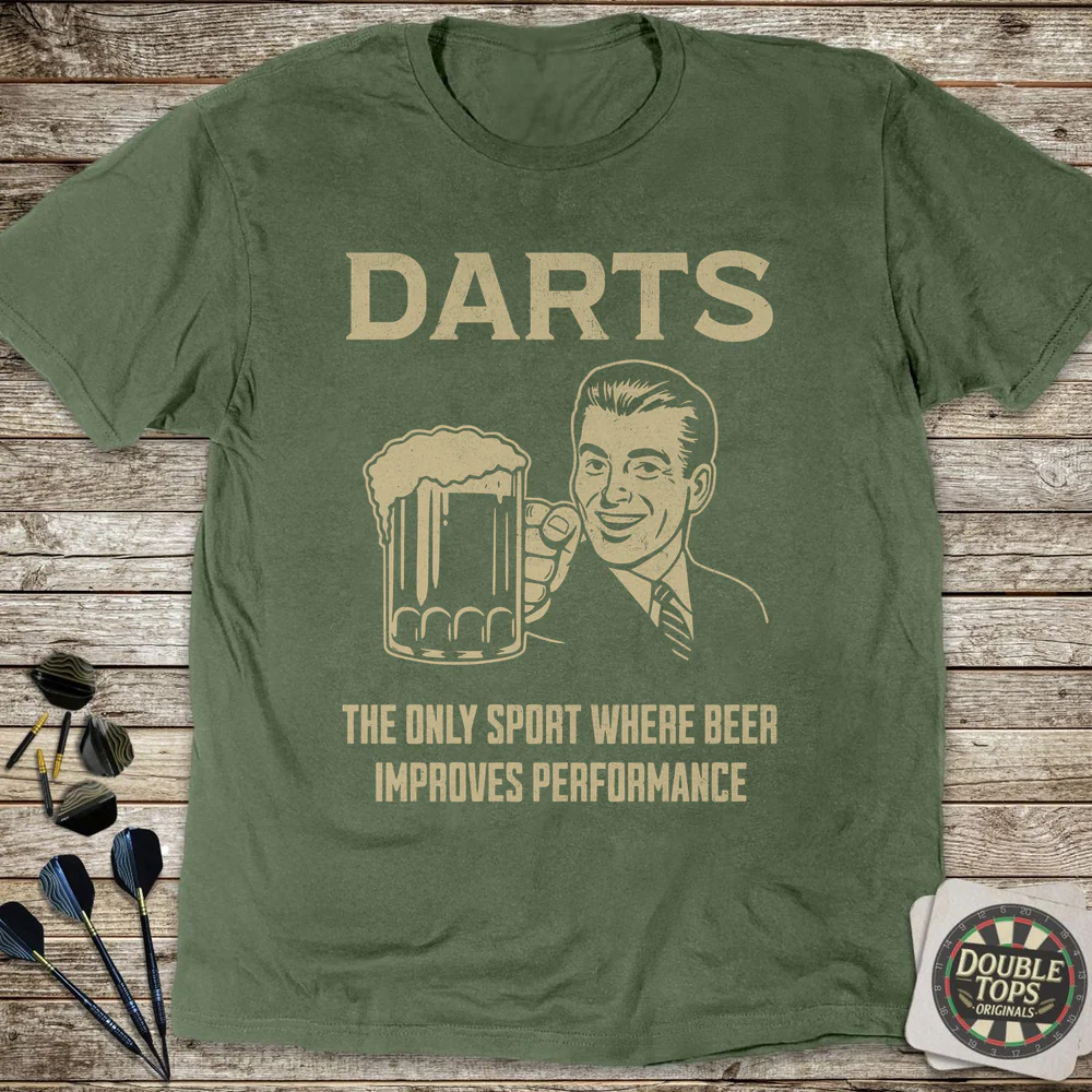 Darts The Only Sport T-Shirt - Image 2