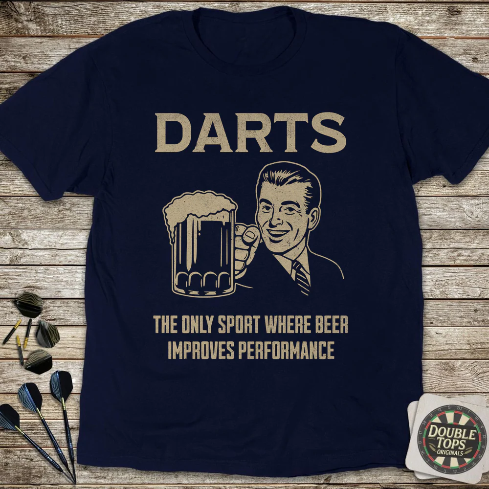 Darts The Only Sport T-Shirt - Image 3