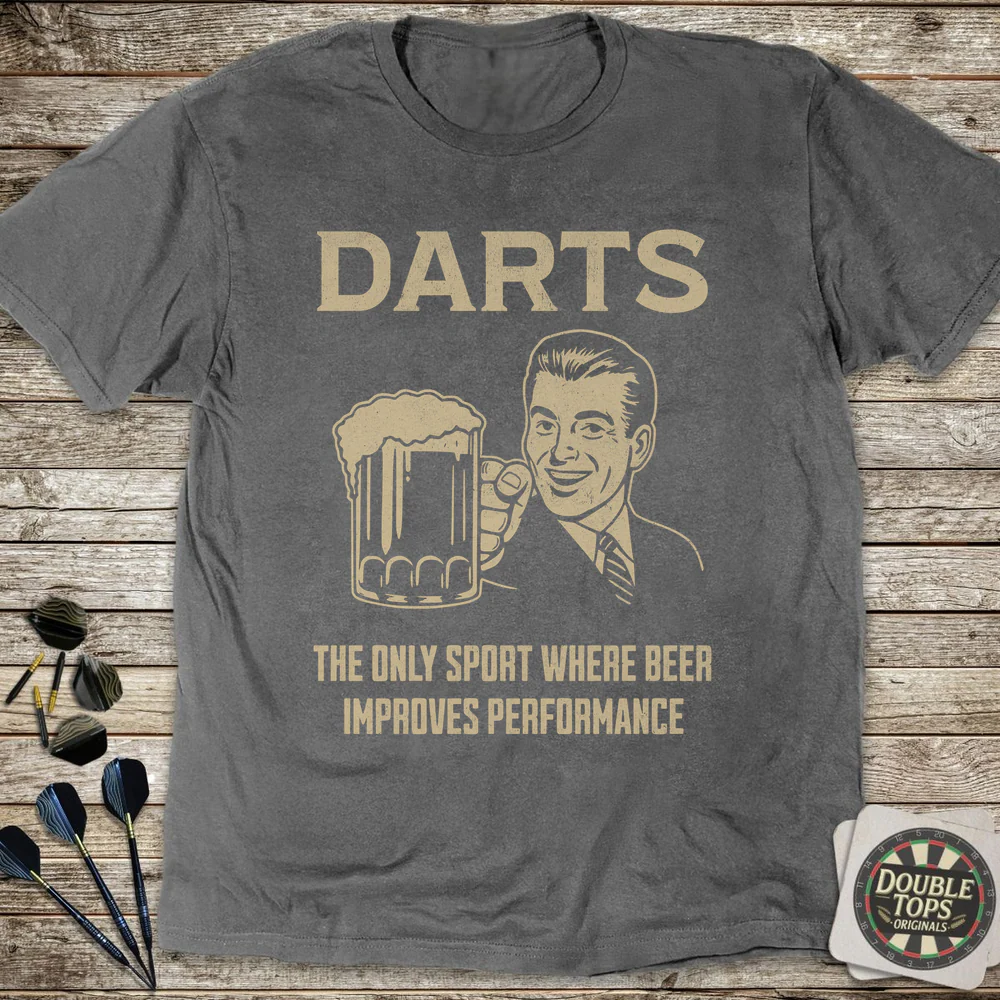 Darts The Only Sport T-Shirt - Image 4