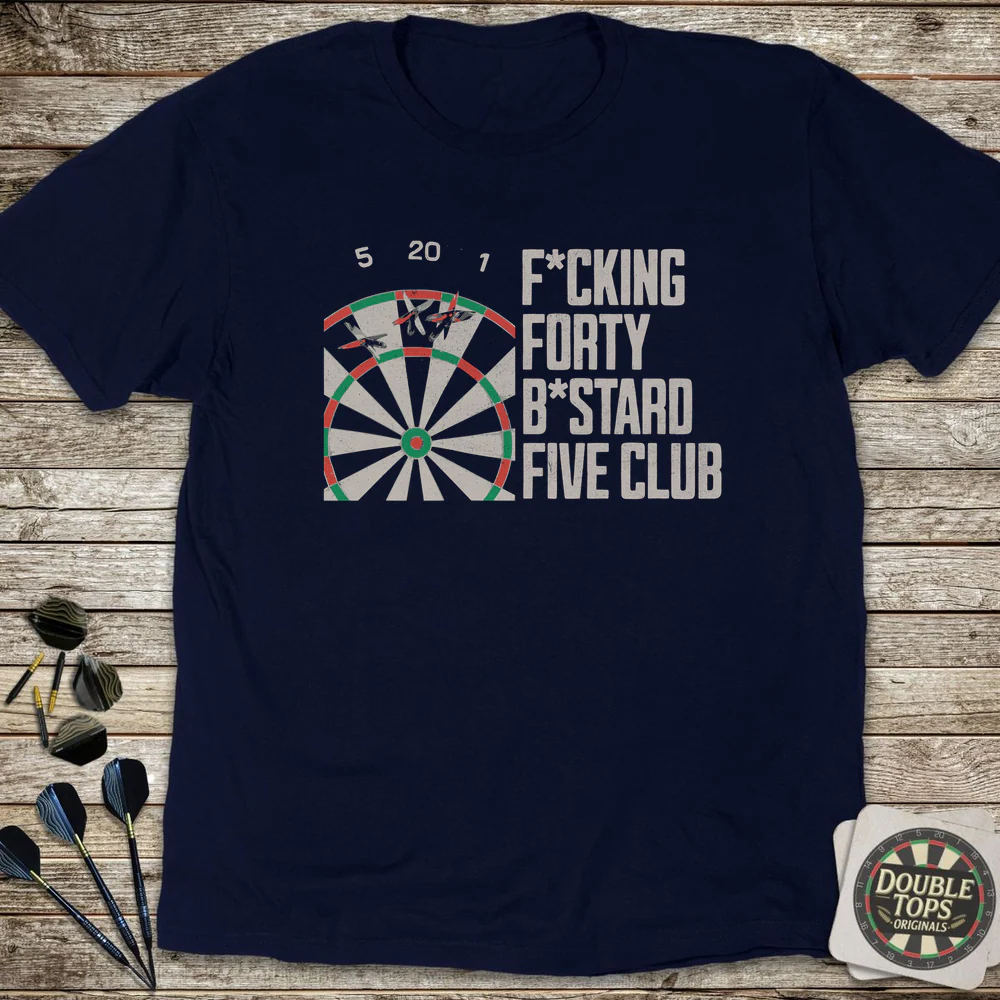 F*cking Forty B*stard Five Club T-Shirt - Image 3