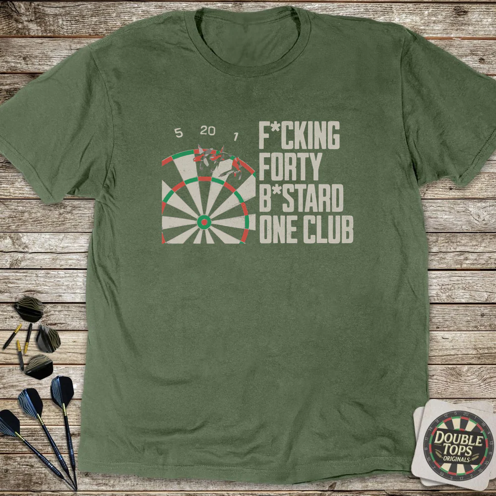 F*cking Forty B*stard One Club T-Shirt - Image 4