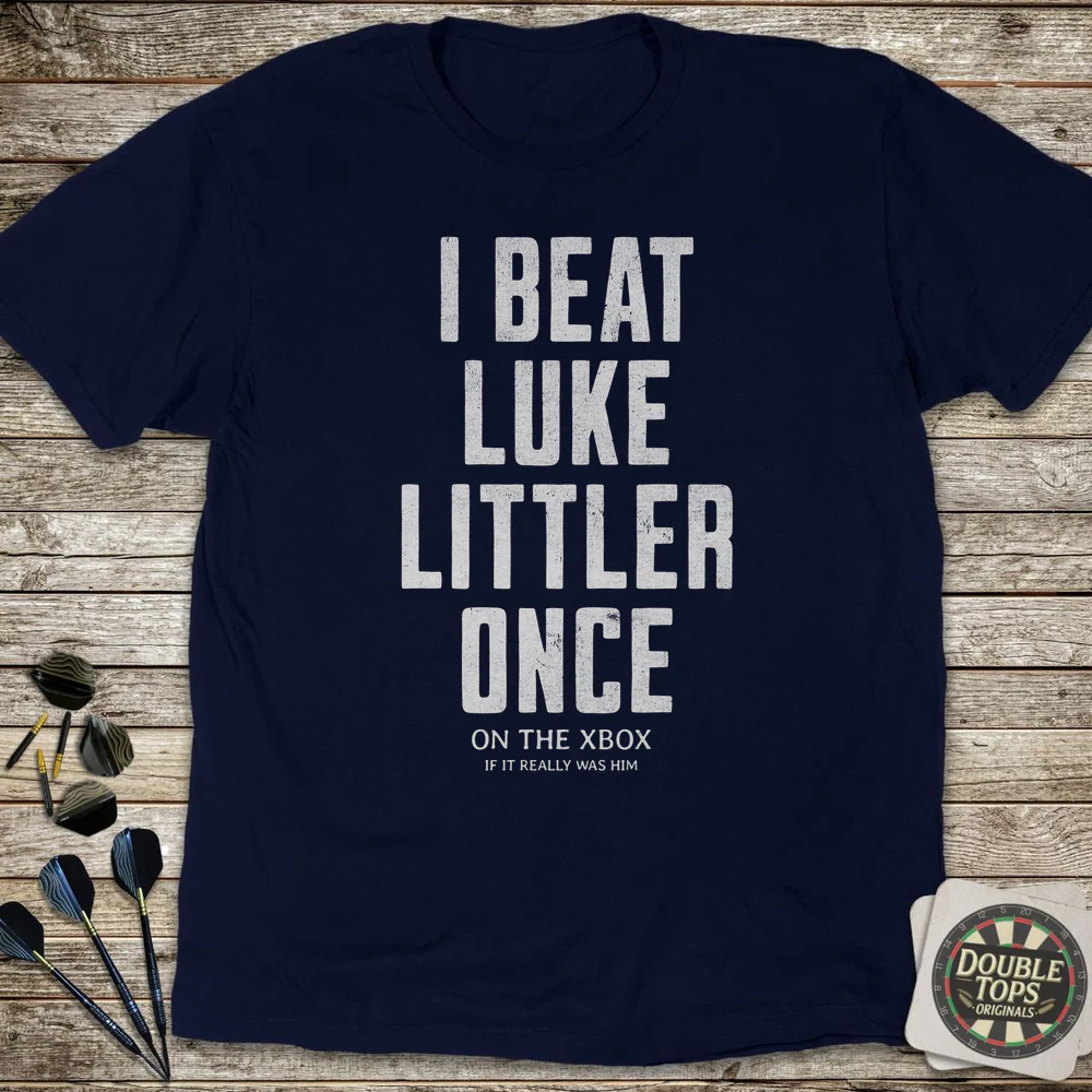 I Beat Luke Littler Once T-Shirt - Image 3