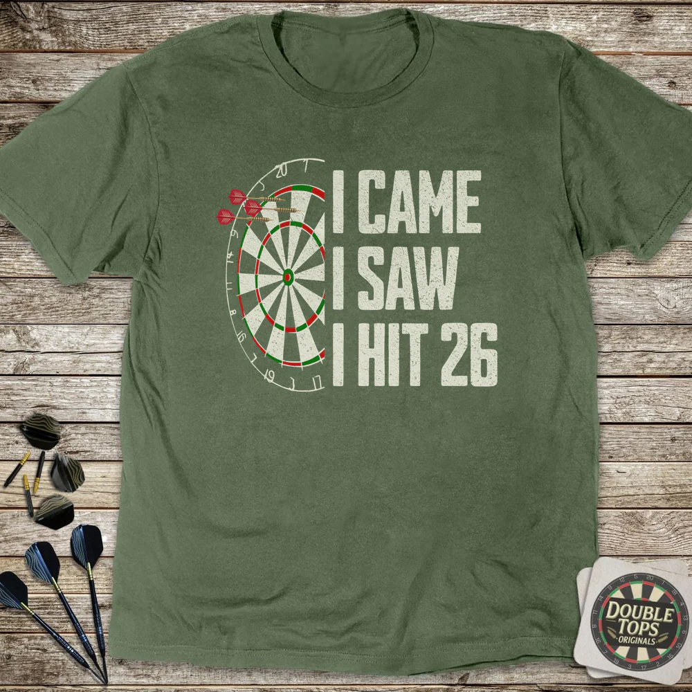 I Came I Saw I Hit 26 Again T-Shirt - Image 4