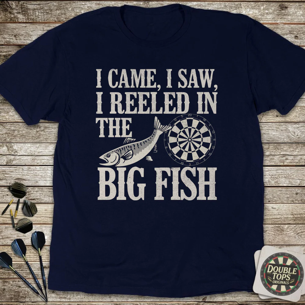 I Came I Saw I Reeled In The Big Fish T-Shirt - Image 3