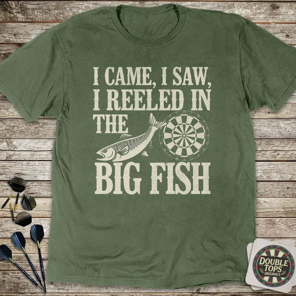 I Came I Saw I Reeled In The Big Fish T-Shirt - Image 4