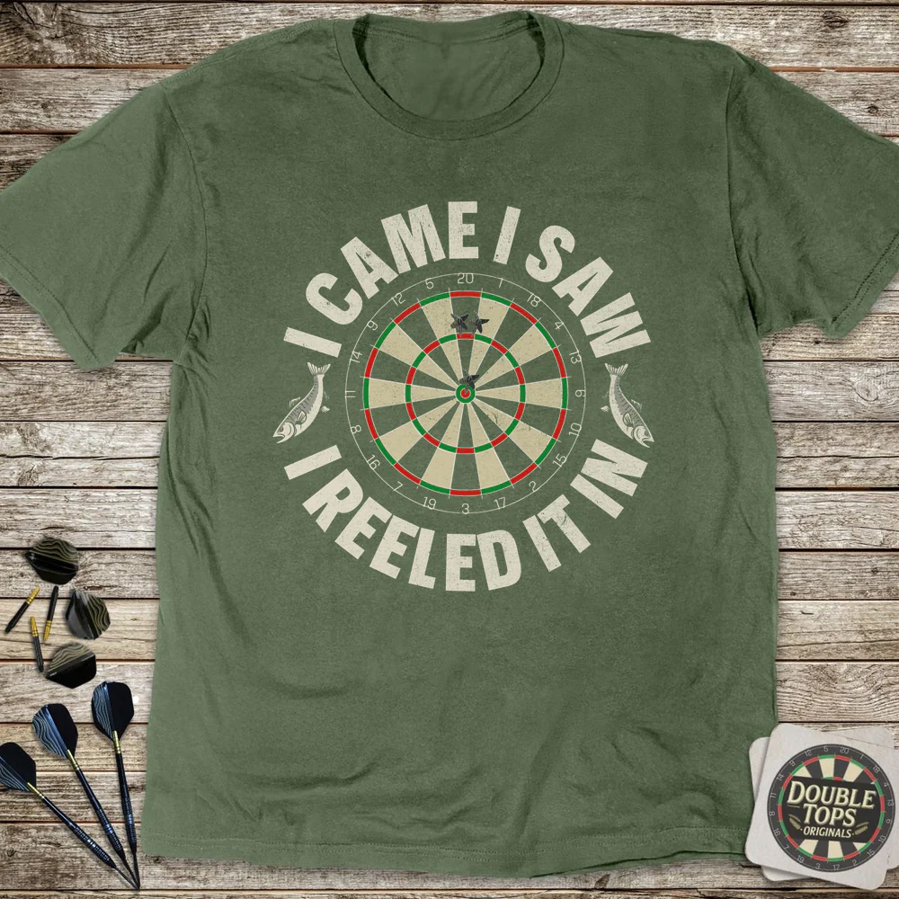 I Came I Saw I Reeled It In T-Shirt - Image 4