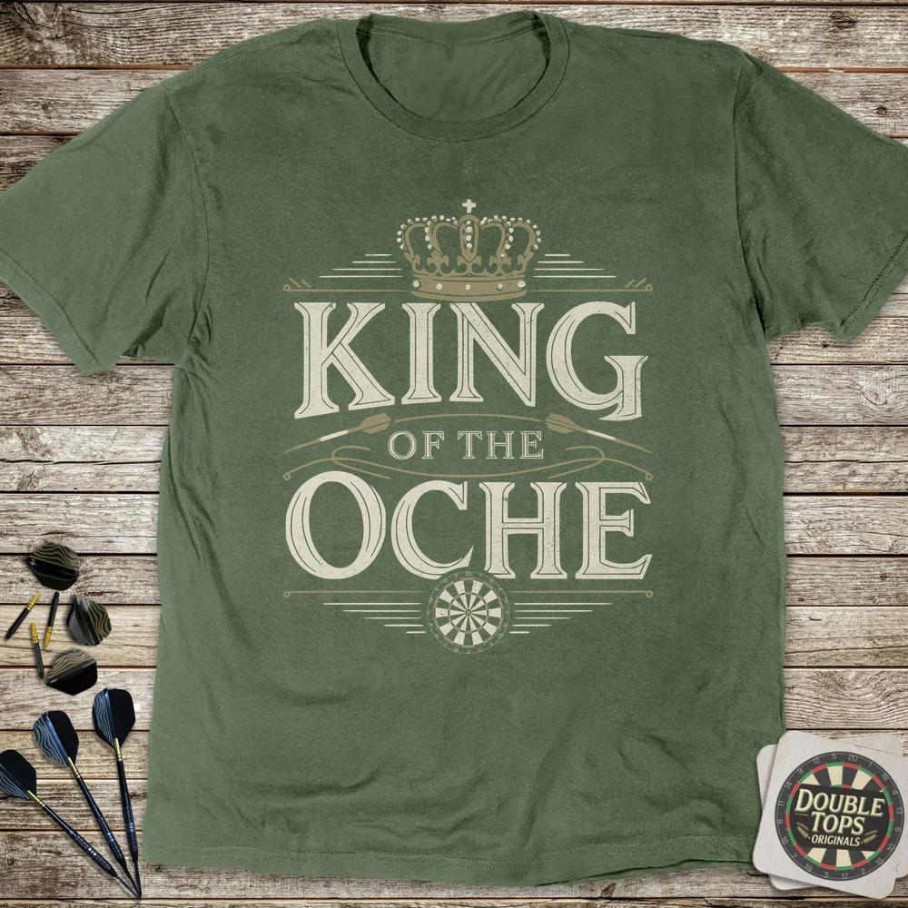 King Of The Oche T-Shirt - Image 4