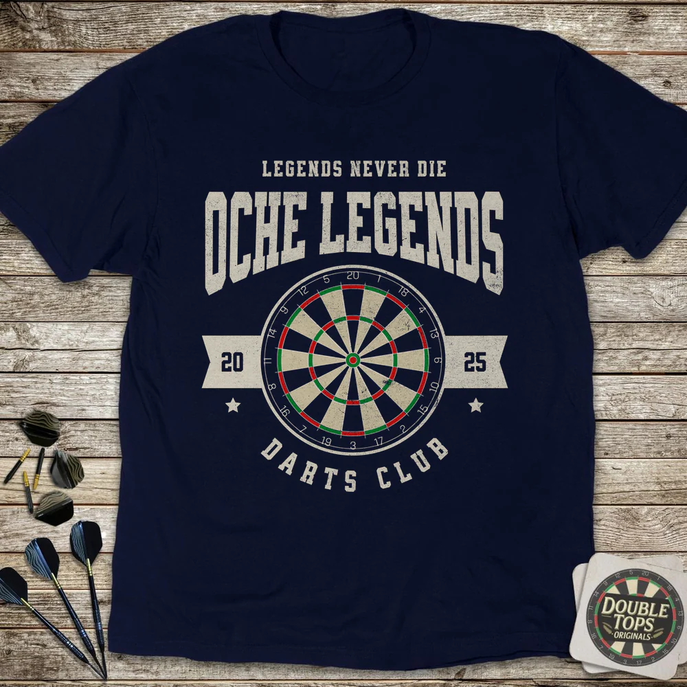 Oche Legends Darts Club T-Shirt - Image 2