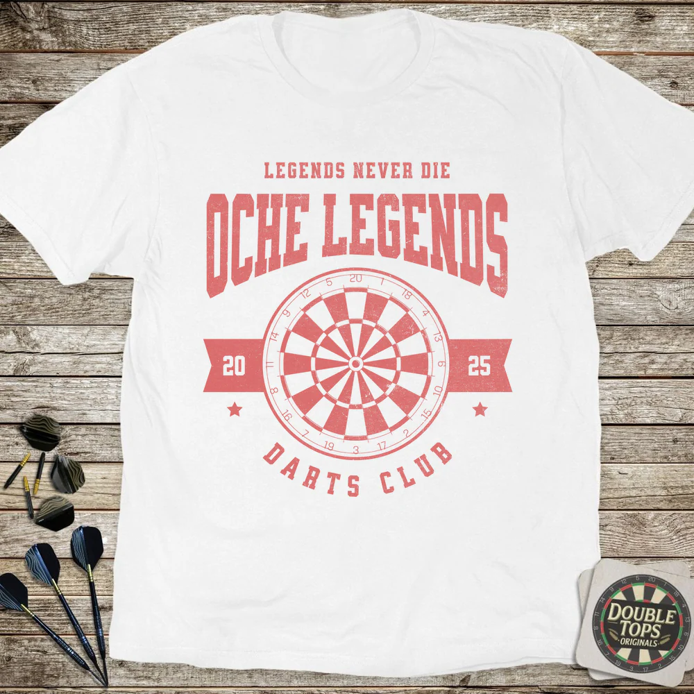 Oche Legends Darts Club T-Shirt - Image 3
