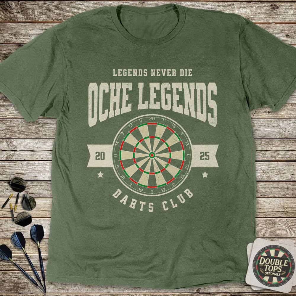 Oche Legends Darts Club T-Shirt - Image 5