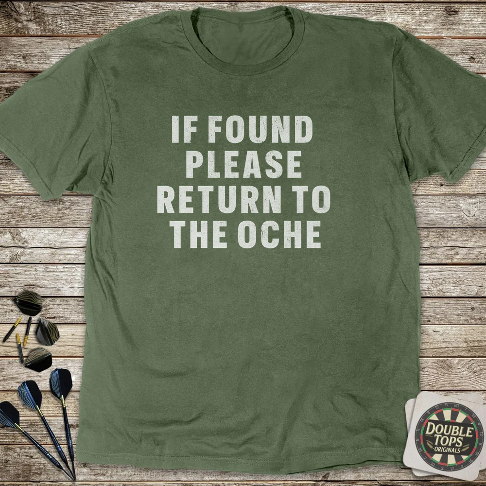 Please Return To The Oche T-Shirt - Image 4