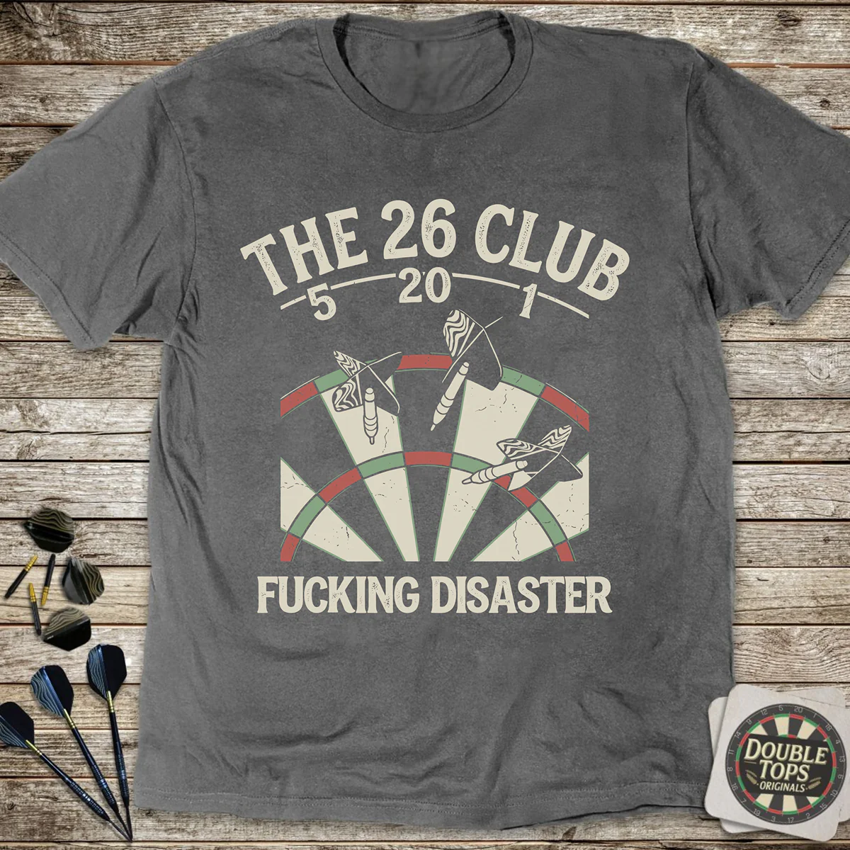 The 26 Club - Fucking Disaster T-Shirt - Image 2