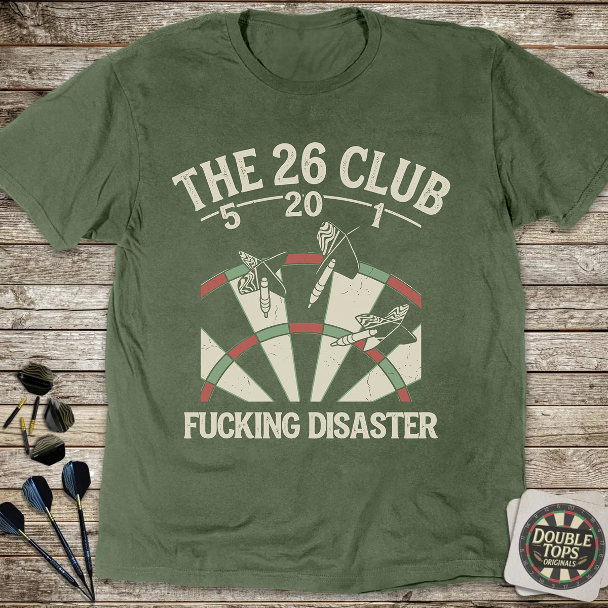 The 26 Club - Fucking Disaster T-Shirt - Image 4