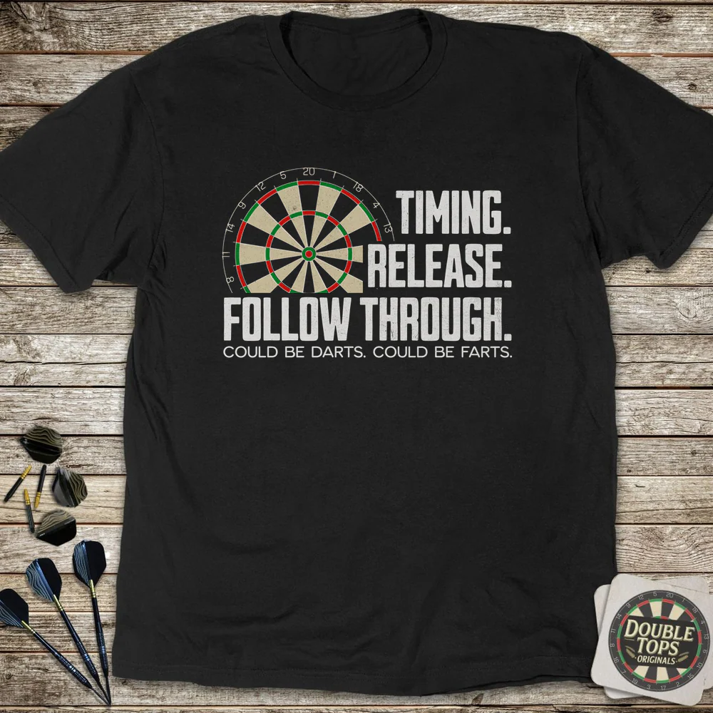 Timing. Release. Follow Through. T-Shirt