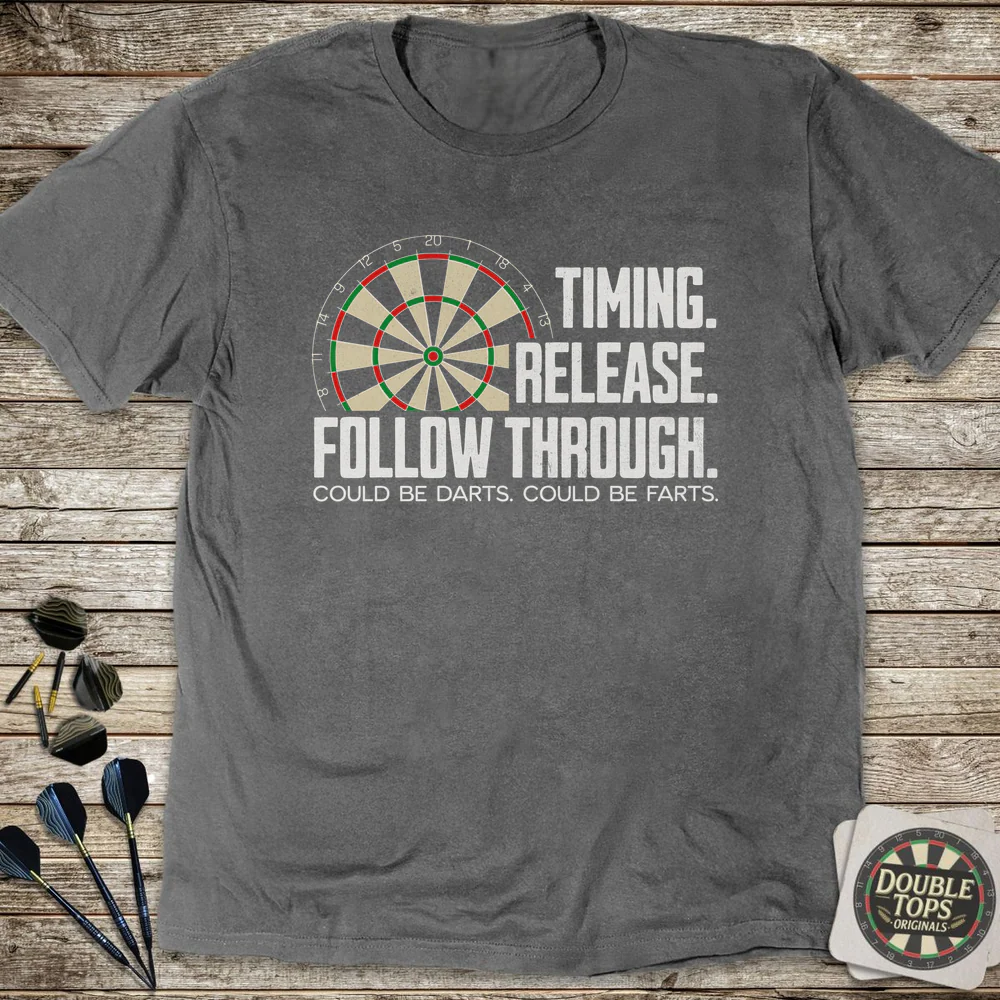 Timing. Release. Follow Through. T-Shirt - Image 2